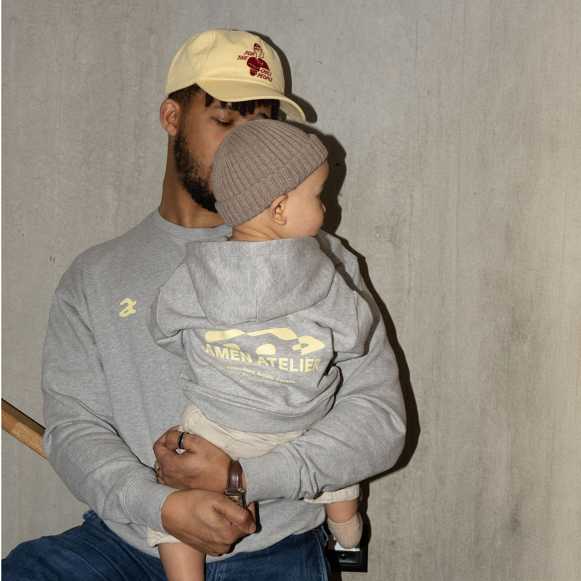 Organic Baby Hoodie "Gray"